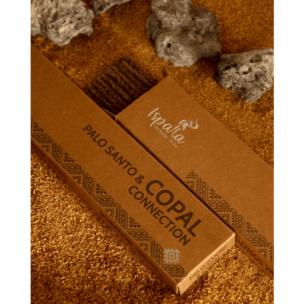 tisztítás, védelem, földelés, transzformáció, ősök ereje - Palo Santo fával, Saumerio copal / kopál gyantával.